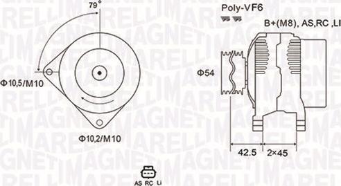 Magneti Marelli 063731865010 - Генератор autozip.com.ua