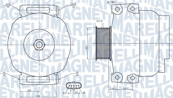 Magneti Marelli 063731880010 - Генератор autozip.com.ua