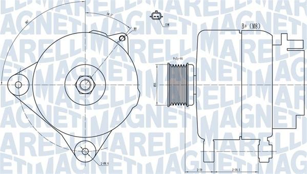 Magneti Marelli 063731887010 - Генератор autozip.com.ua