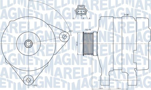 Magneti Marelli 063731834010 - Генератор autozip.com.ua