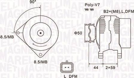 Magneti Marelli 063731827010 - Генератор autozip.com.ua