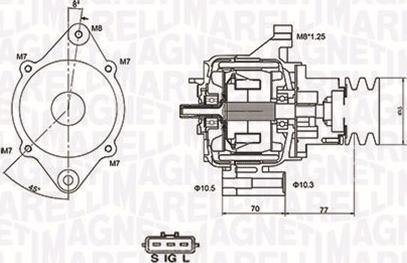 Magneti Marelli 063731367010 - Генератор autozip.com.ua