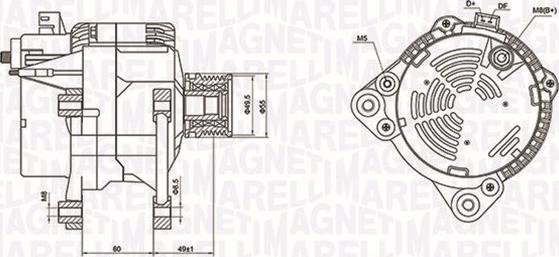 Magneti Marelli 063731260010 - Генератор autozip.com.ua