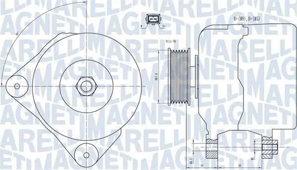 Magneti Marelli 063731228010 - Генератор autozip.com.ua
