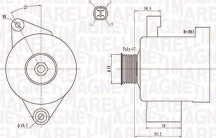 Magneti Marelli 063731796010 - Генератор autozip.com.ua