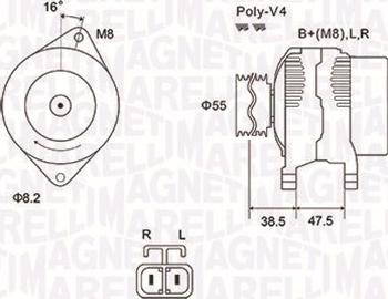 Magneti Marelli 063731798010 - Генератор autozip.com.ua