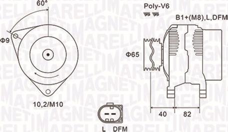 Magneti Marelli 063731746010 - Генератор autozip.com.ua