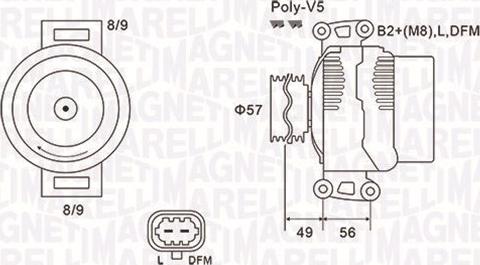 Magneti Marelli 063731740010 - Генератор autozip.com.ua