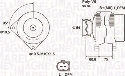 Magneti Marelli 063731757010 - Генератор autozip.com.ua