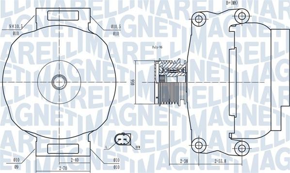 Magneti Marelli 063731769010 - Генератор autozip.com.ua