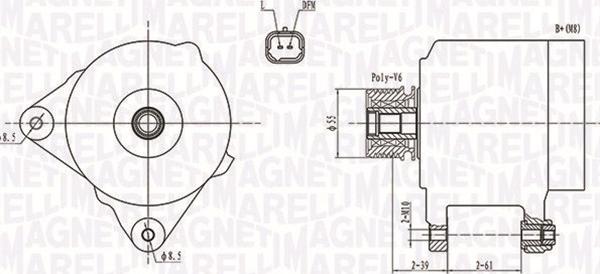 Magneti Marelli 063731762010 - Генератор autozip.com.ua