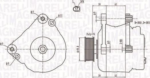 Magneti Marelli 063731729010 - Генератор autozip.com.ua