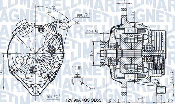 Magneti Marelli 063731725010 - Генератор autozip.com.ua