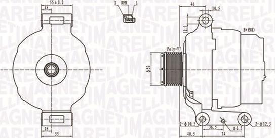 Magneti Marelli 063731779010 - Генератор autozip.com.ua