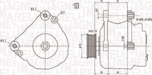 Magneti Marelli 063738290010 - Генератор autozip.com.ua