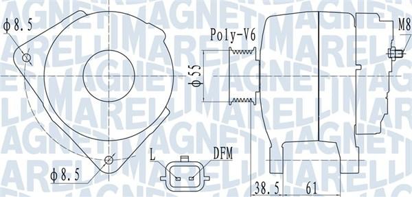 Magneti Marelli 063732098010 - Генератор autozip.com.ua