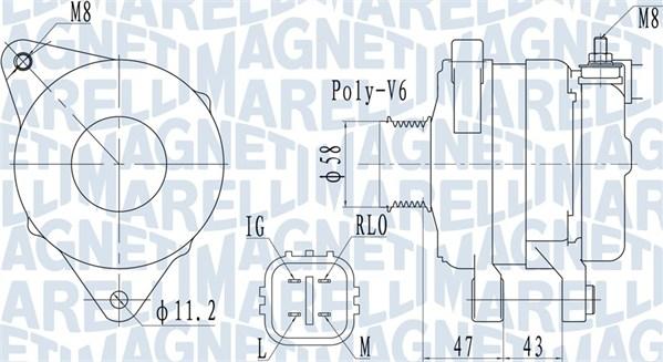 Magneti Marelli 063732097010 - Генератор autozip.com.ua