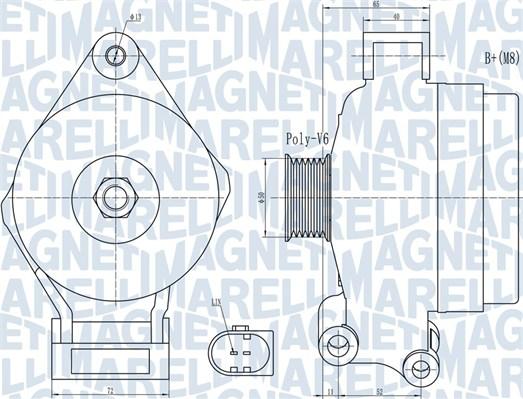 Magneti Marelli 063732044010 - Генератор autozip.com.ua