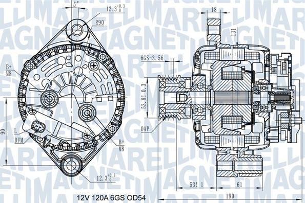 Magneti Marelli 063732045010 - Генератор autozip.com.ua