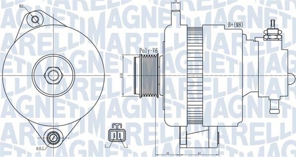 Magneti Marelli 063732018010 - Генератор autozip.com.ua