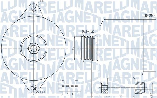 Magneti Marelli 063732013010 - Генератор autozip.com.ua