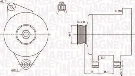 Magneti Marelli 063732017010 - Генератор autozip.com.ua