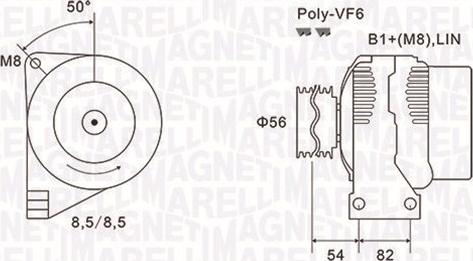 Magneti Marelli 063732028010 - Генератор autozip.com.ua