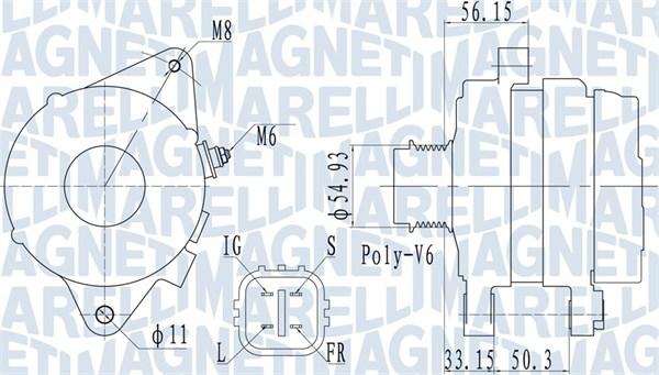 Magneti Marelli 063732027010 - Генератор autozip.com.ua