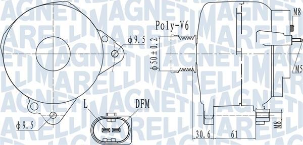 Magneti Marelli 063732118010 - Генератор autozip.com.ua