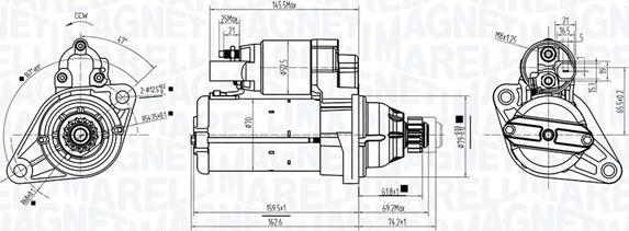 Magneti Marelli 063725944010 - Стартер autozip.com.ua