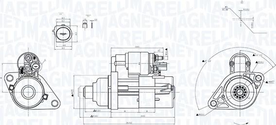 Magneti Marelli 063725634010 - Стартер autozip.com.ua