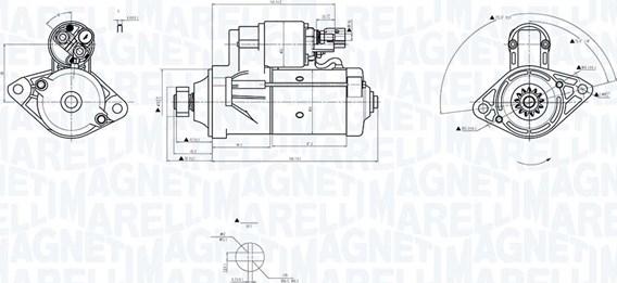 Magneti Marelli 063726156010 - Стартер autozip.com.ua