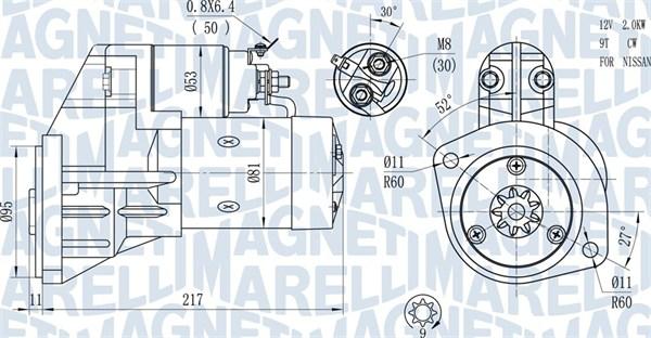 Magneti Marelli 063720660010 - Стартер autozip.com.ua