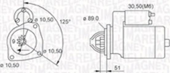 Magneti Marelli 063720008010 - Стартер autozip.com.ua