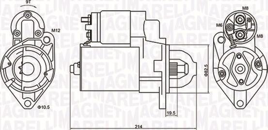 Magneti Marelli 063720879010 - Стартер autozip.com.ua