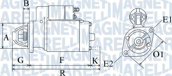 Magneti Marelli 063720349010 - Стартер autozip.com.ua