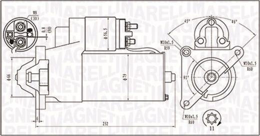Magneti Marelli 063720373010 - Стартер autozip.com.ua