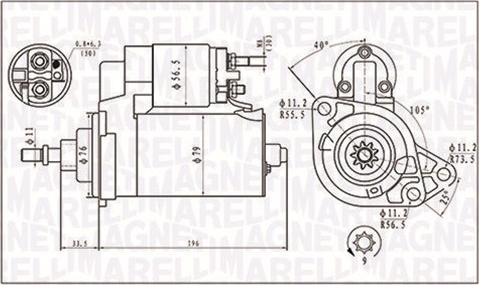 Magneti Marelli 063720295010 - Стартер autozip.com.ua