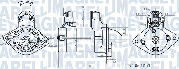 Magneti Marelli 063721441910 - Стартер autozip.com.ua