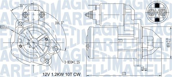 Magneti Marelli 063721469010 - Стартер autozip.com.ua