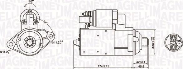 Magneti Marelli 063721409010 - Стартер autozip.com.ua