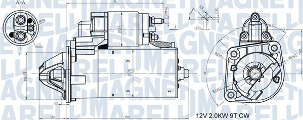 Magneti Marelli 063721408010 - Стартер autozip.com.ua