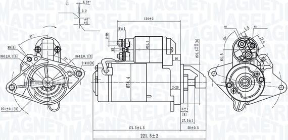 Magneti Marelli 063721415010 - Стартер autozip.com.ua