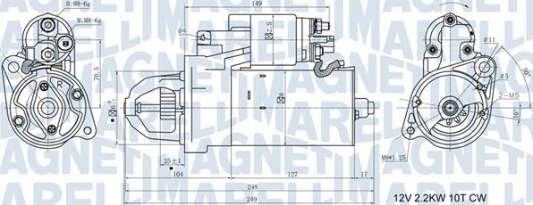 Magneti Marelli 063721411010 - Стартер autozip.com.ua