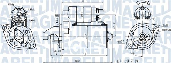 Magneti Marelli 063721413010 - Стартер autozip.com.ua