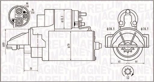 Magneti Marelli 063721421010 - Стартер autozip.com.ua