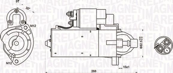 Magneti Marelli 063721423010 - Стартер autozip.com.ua