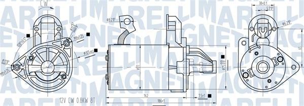 Magneti Marelli 063721422010 - Стартер autozip.com.ua