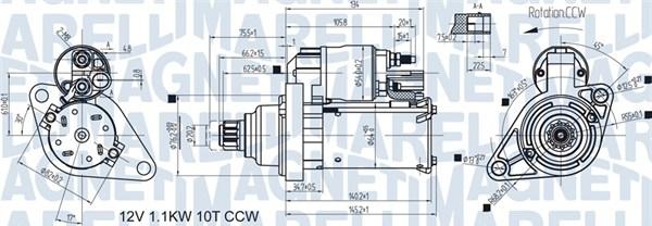 Magneti Marelli 063721470010 - Стартер autozip.com.ua