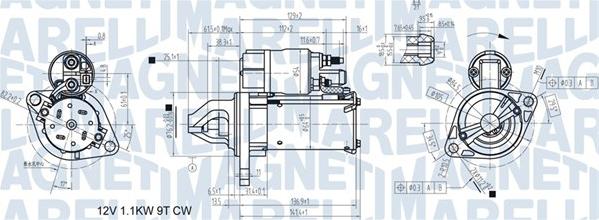 Magneti Marelli 063721557410 - Стартер autozip.com.ua